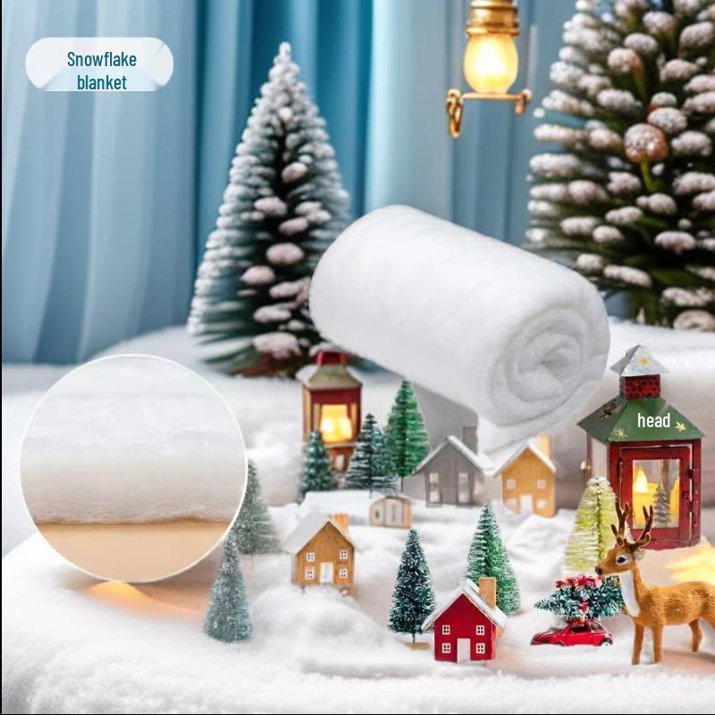 Artificial Simulation Snow Blanket 300x80cm for Christmas Tree and Snow Scene Decoration
