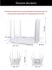 4G LTE Wireless Wi-Fi Home/Office Router with SIM Card and 3 Network Ports