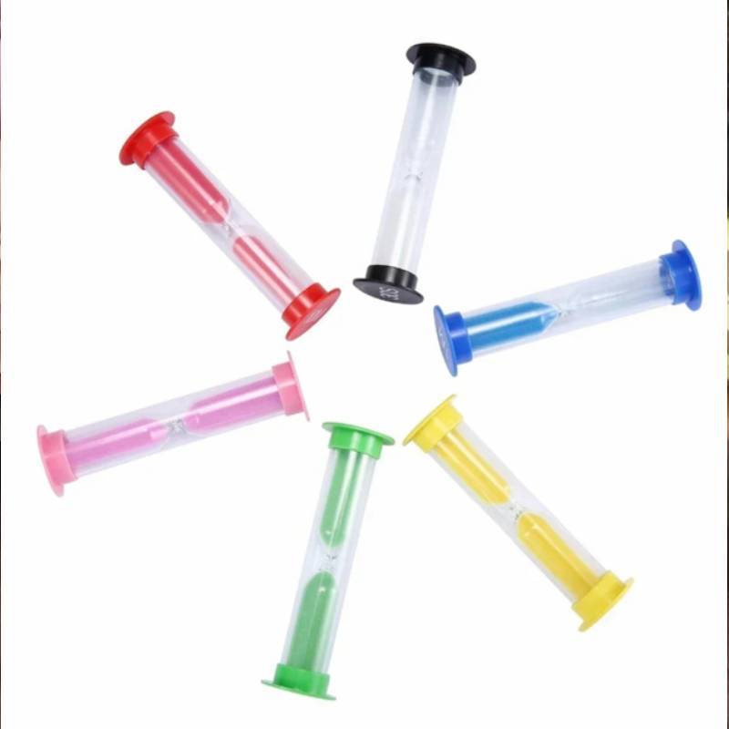 Creative Hourglass Timer Set For Children Home Decor With Handcrafted Plastic Design