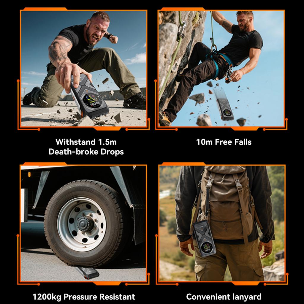 Oscal TANK 1 5G 6.78inch Dimensity 7050 Rugged Phone Android 15 12GB  RAM 256GB  ROM 20000mAh Battery