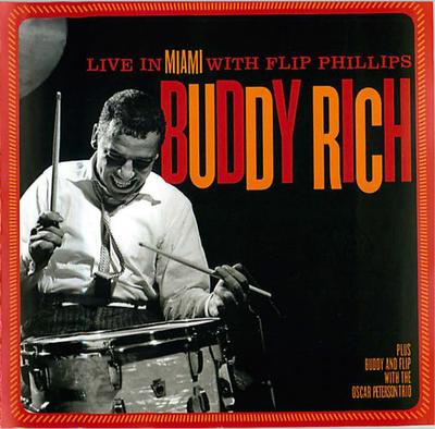 CD BUDDY RICH - Live In Miami with Flip Phillips  GSCR026 Giant Steps Rec 2008 UK Jazz Used