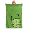 Invader Zim Gir Dib Robot Blankets Flannel Textile Decor  Portable Super Soft Throw Blanket for Bed Car Bedspread