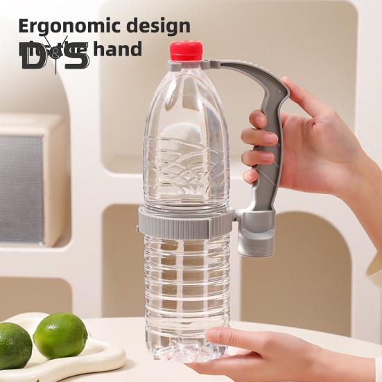 Beverage Handle with Bottle Opener Adjustable Bottled Drink Carrier Grip Pouring Handle Reusable Cola Soda Water Bottle Plastic Grab Handle