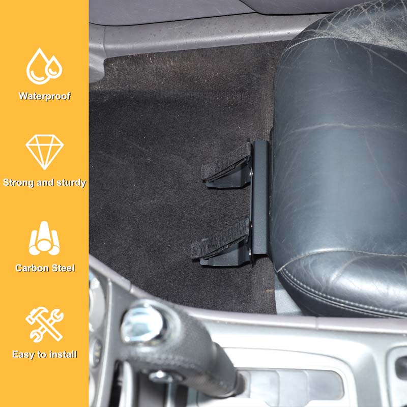 For Toyota Celica 1999-2005 Carbon Steel Car Co-Pilot Seat Under Fire Exting-uisher Storage Bracket Organizer Holder Accessories
