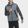 Adidas Originals Sports Lifestyle Series Stand Collar Warm Comfortable Down Vest Men Vests Gray H13584