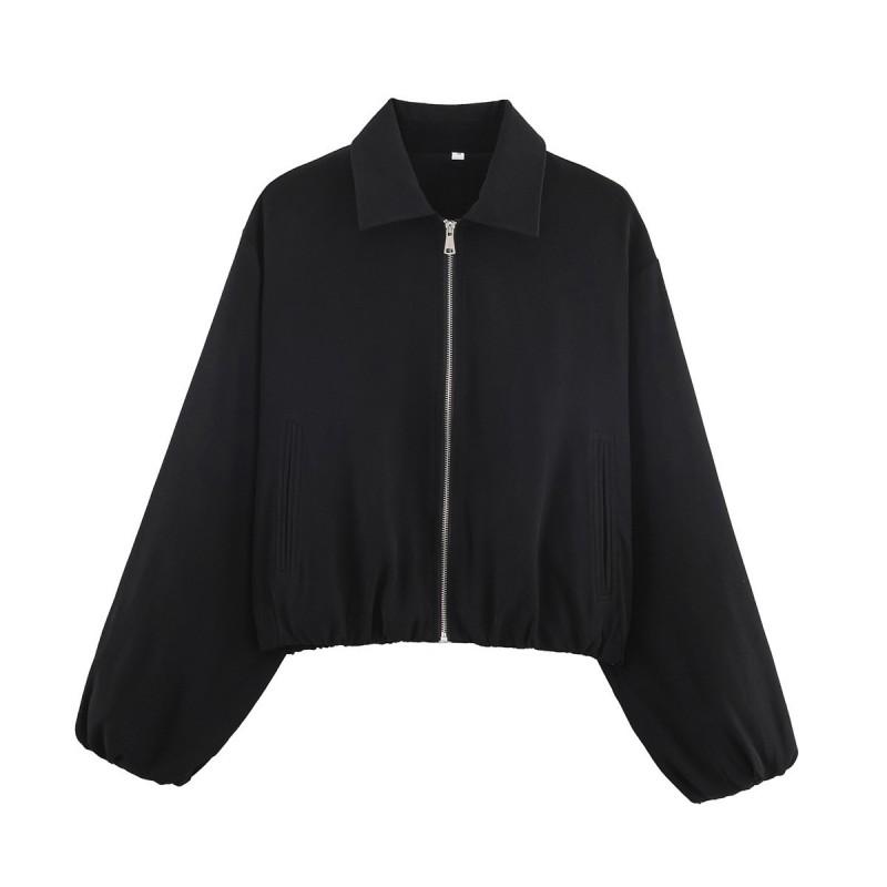 Womens Streetwear Puffer Jacket With 3D Print Zipper 12 Colors Regular Fit Long Sleeve 2026