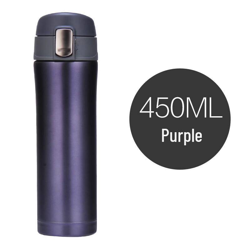 ZISIZ Stainless Steel Vacuum Insulated Water Bottle with Jump Lid