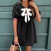 Women's Autumn New Dress One-Shoulder Solid Color Waist Slim Fit A-Line Dress