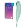 Satisfyer Twirling Pro Connected Clitoral Stimulator Green - Satisfyer - Connected Sex Toys