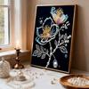 DIY Flower Pearl Diamond Art Painting Kits for Adults and Beginners,fine View Sparkling Painting Craft Home Wall Decor Handmade Gift
