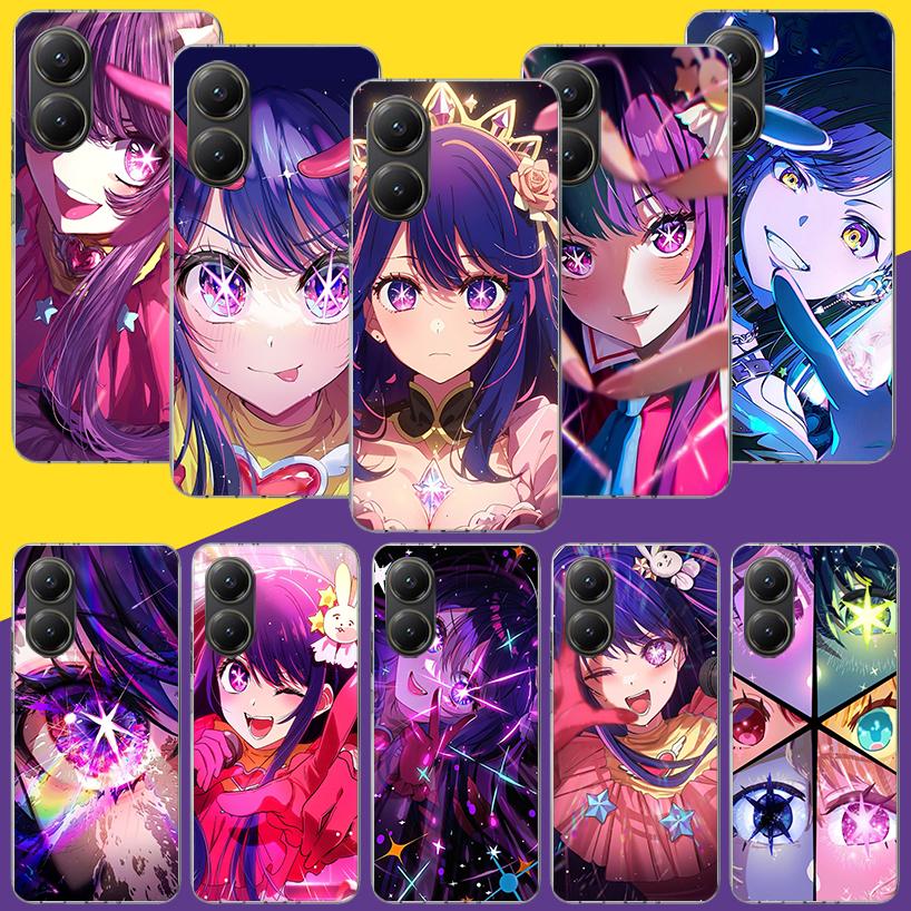 Oshi No Ko Phone Case For Xiaomi Poco X7 X6 X5 Pro F7 Ultra Redmi 15C 15 13 13C 12 12C 10 10A 10C 9 9A 9C 9T Cover Poco X7 X6 X5