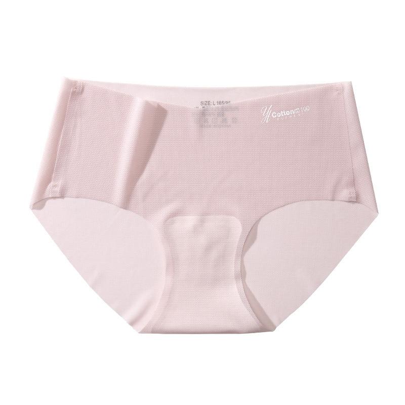 Women S Low Waist Seamless Antibacterial Summer Breathable Triangle Underwear