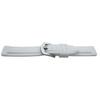 Watch Strap - MY-MONTRE - 24 Mm - White - Silver Buckle - Length 205 Mm