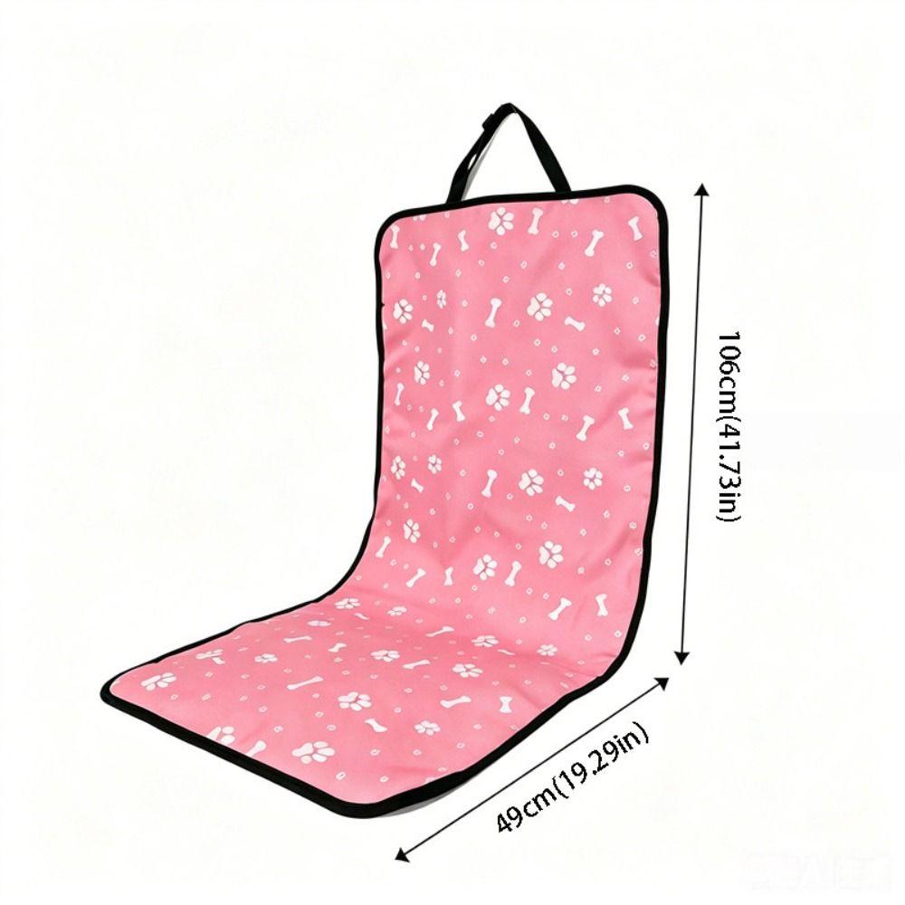 Single-Layer Dog Cat Car Mat Anti-Dirt Pet Car Seat Cover Pet Car Seat Cushion Outdoor Travel