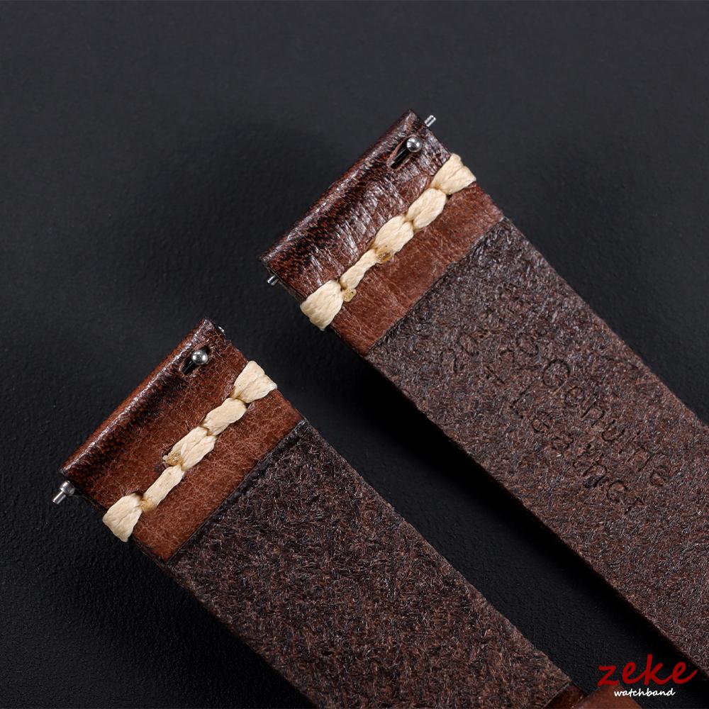 18mm 20mm 22mm 24mm Handmade Stitching Calfskin Watch Strap Men Vintage Italian Cowhide Watch Band for Tudor for Seiko Bracelets