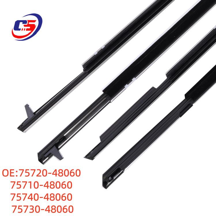 Chrome Exterior Trim Strip for Toyota ES270/350/450H 08-14 Models, Part Number 75720-48060