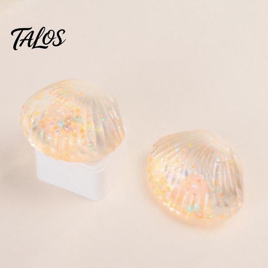 Transparent Shell Toy Clear Squeeze Stress Relief Glitter Sugar Ball Gadget Sensory Soft Decompression Fidget Party Favors Reliever