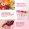 Julystar Clear Fruit Lip Gloss Oil, High Shine Mirror Dewy Lip Glow Balm, Long Lasting Hydration Moisturizing Non-Sticky Plumping Lip Stain Makeup