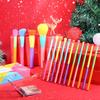 Makeup Brushes 15Pcs Colourful Makeup Brush Set Premium Gift Synthetic Face Powder Kabuki Foundation Contour Blush Concealers Eye Shadow Blending