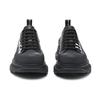 Alexander Mcqueen Chaussures à Lacets 'Black White' avec Semelle Graffiti Slick 711108WIAT61070