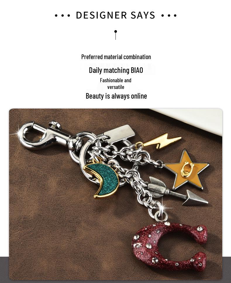 Adorable Cartoon Whale & Dolphin Keychain: Couple's Bag Charm and Metal Keyring Gift.