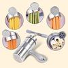 Stainless Steel Manual Noodle Maker Hand Press Pasta Machine For Home Kitchen DIY Fresh Noodle Tool With 2 Or 5 Dies