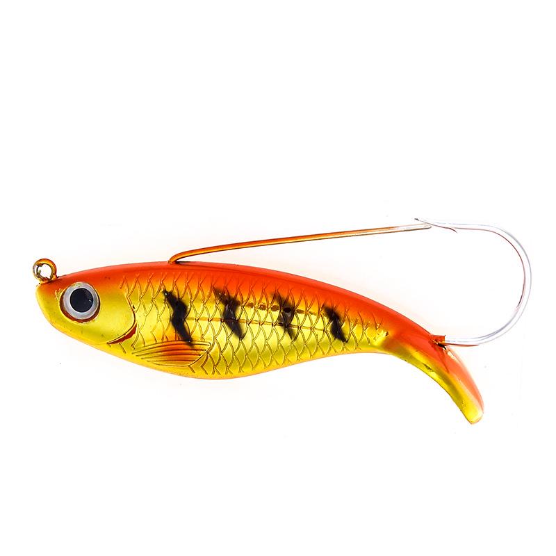 Simulated Fish Scale Lure: 8.5cm/21.2g Single Hook Hard Bait for Fishing