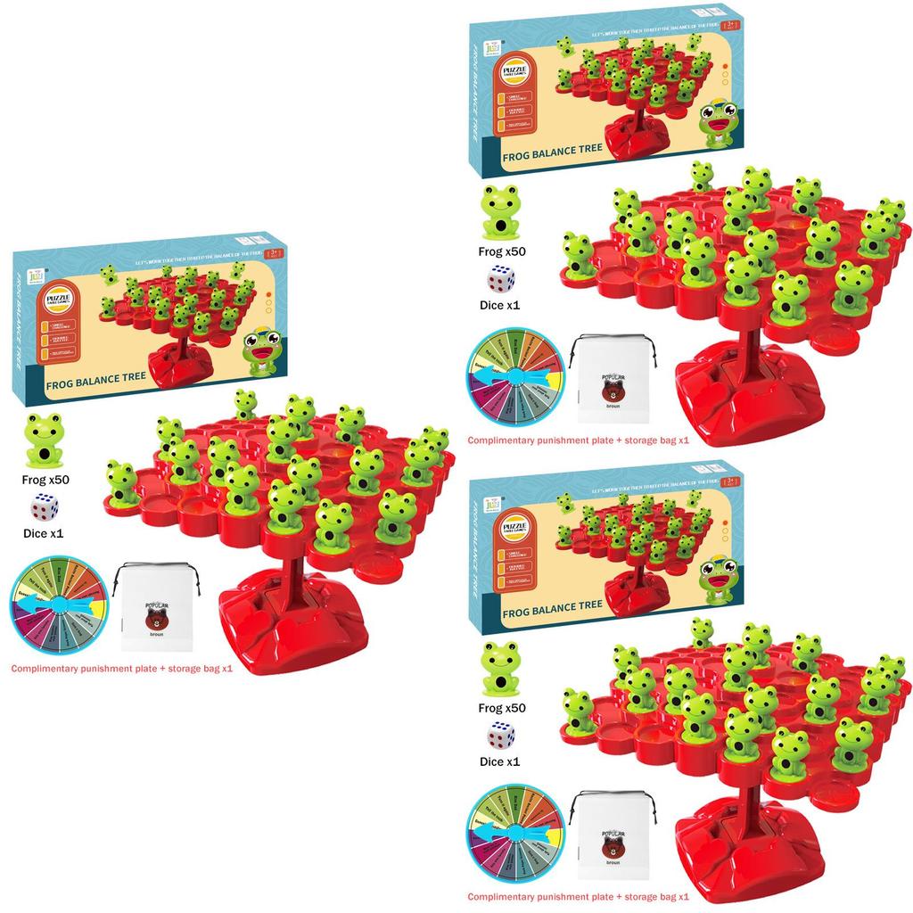 Frog Balance Tree Multiplayer Game Toy For Brain Development And Parent-child Interaction