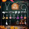 Halloween Advent Calendar 2025 For Girls And Boys With 24 Days Unique Gift Countdown Calendar Spooky Castle DIY Creative Charm Pendant Bracelet