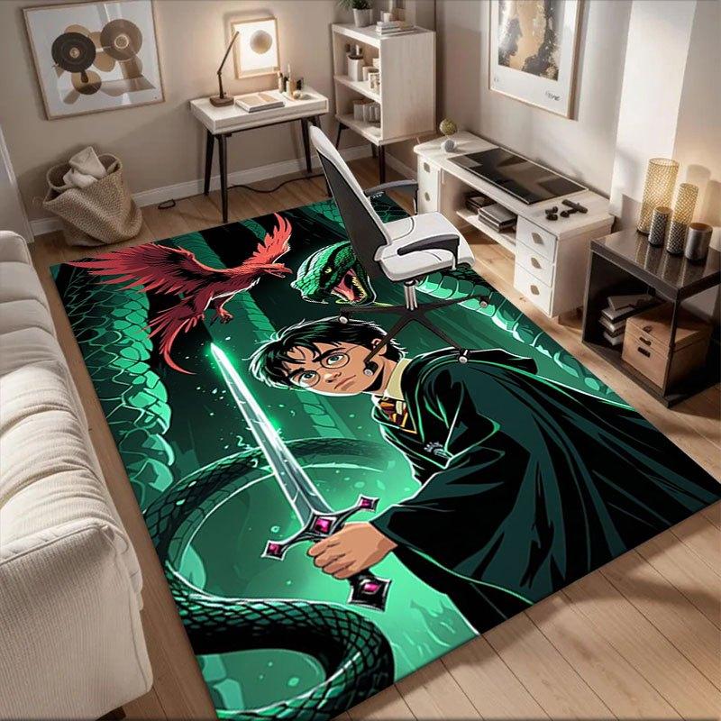 Гарри Поттер   : Меч Гриффиндора - Постер «Волшебное приключение» Коврик для офиса Домашний декор Офисные ковры LB149 60cm by 90cm