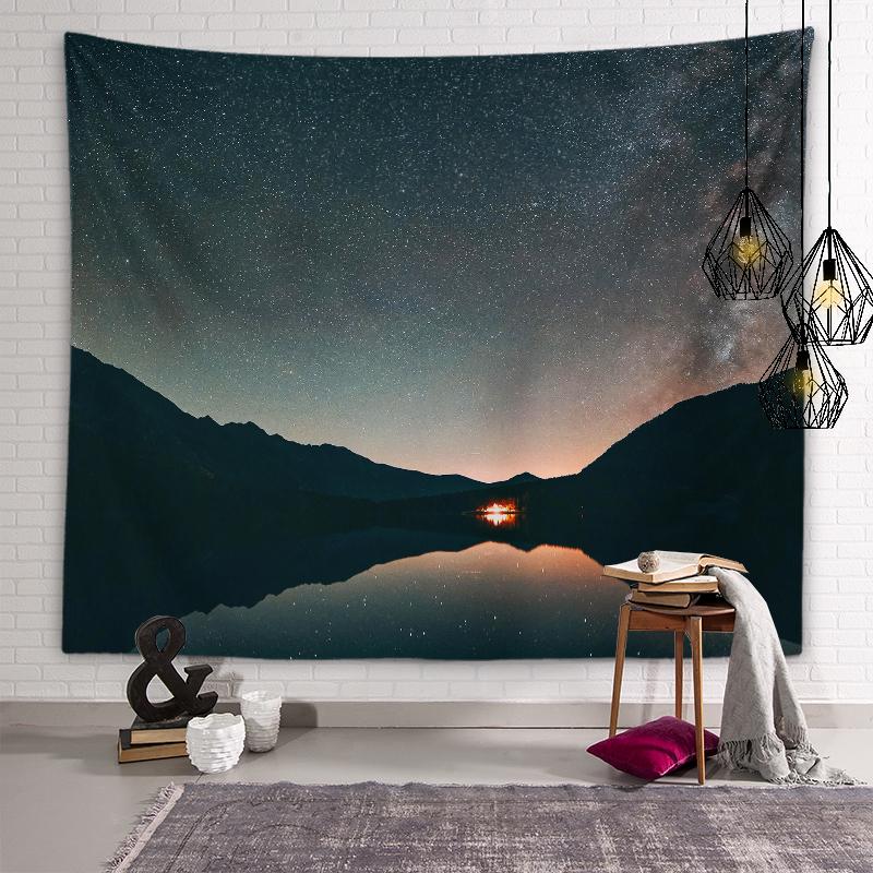 Beautiful Planet Tapestry Galaxy Star Wall Art Decoration Tapestry Dormitory Room Aesthetics Living Room Bedroom Home Decor