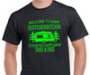 Welcome To Camp Quitcherbitchin....take a Hike Funny T Shirt Tee