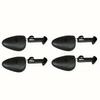 1/2pair Unisex Black Adjustable Plastic Shoe Trees, Pu Leather Shoe Lasts, Sports Shoe Shapers, Shoe Stretchers, Shoe Covers.