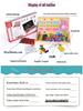 Educational Wooden Building Blocks & Counting Sticks for Early Learning and Kindergarten