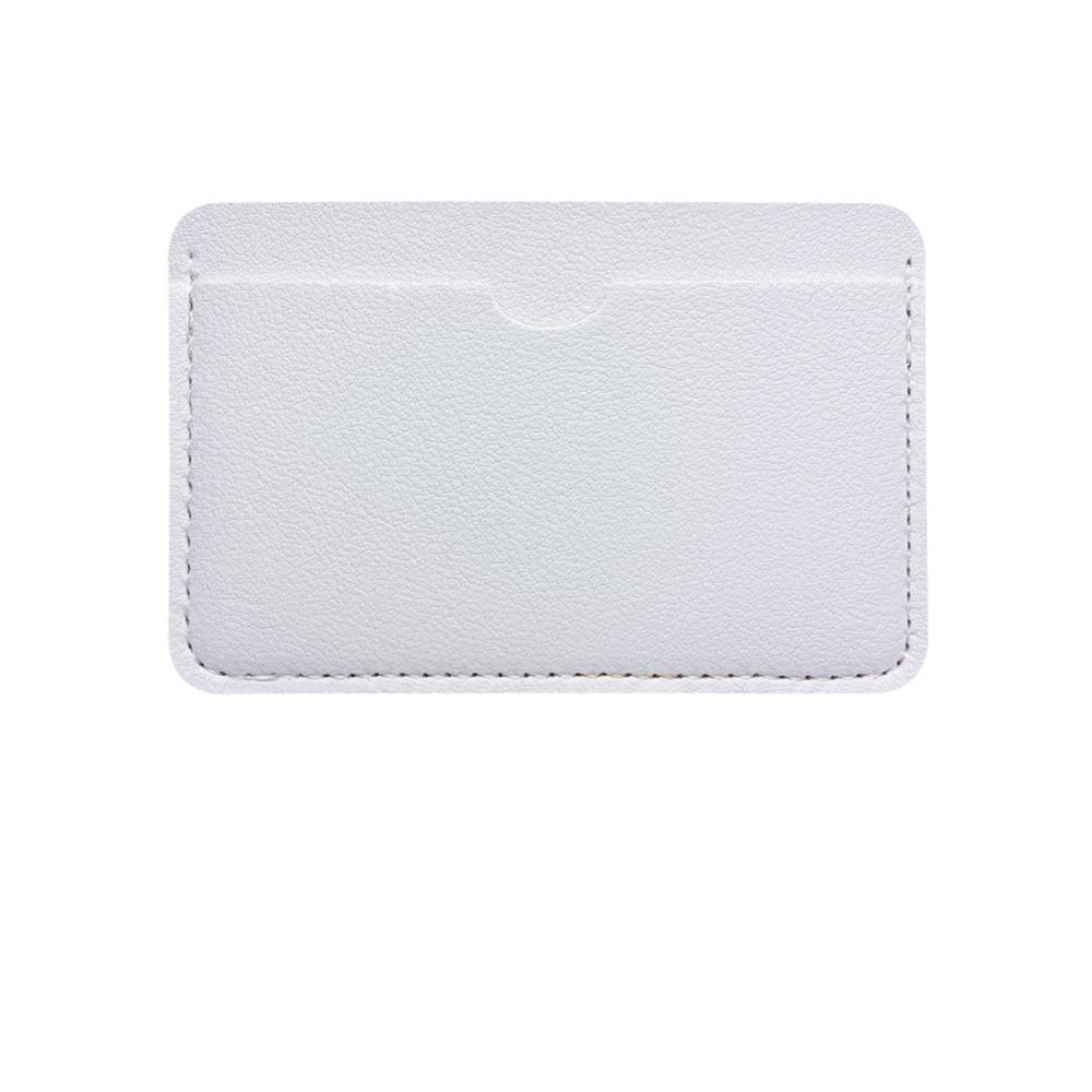 

Id Badge Protector Solid Color Credit Card Case Small Wallet Portable Pu Leather Card Holder For Handbags Pockets Credit Cards білий