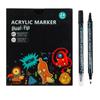 Acrylic Double-headed Waterproof Quick-dry Art Markers - 36 Colors