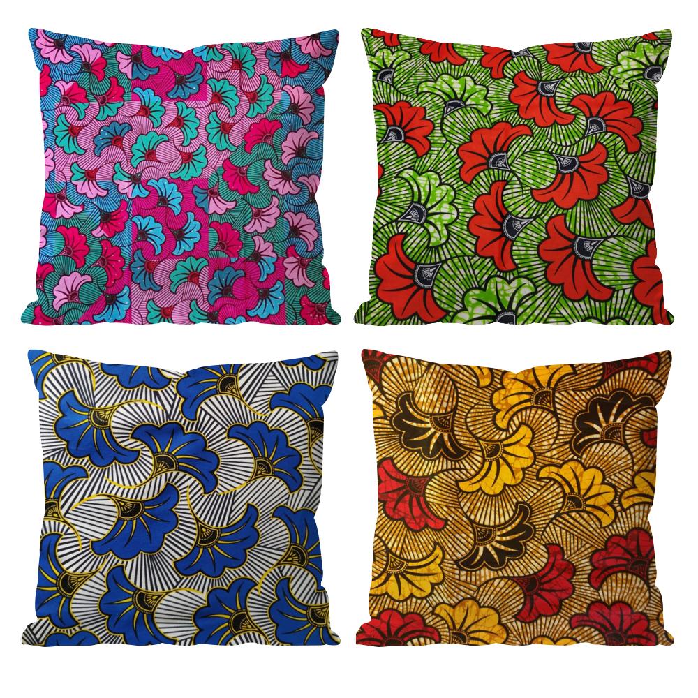 Stil Druck Afrikanischer Kissenbezug Muster Bedruckter Kissenbezug für Wohnzimmer Sofa Kissenbezug & Schlafzimmerdeko