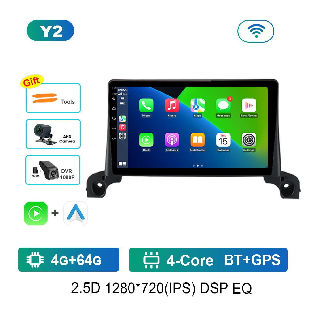 9'' DSP Stereo Android OS Touch Screen WiFi for Peugeot 5008 4008 2017 - 2019 Navigation GPS 4G Car Radio Multimedia Player BT