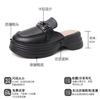 Fashion muffin muller shoes single shoes summer bag head drag 2025 new retro casual super fire half slippers thick sole