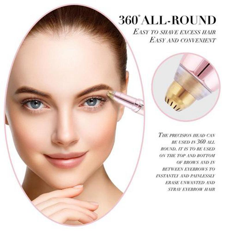 Mini Electric Facial Hair Remover Razor Depilator Fashion Bikini Body Face Neck Leg Hair Removal Tool