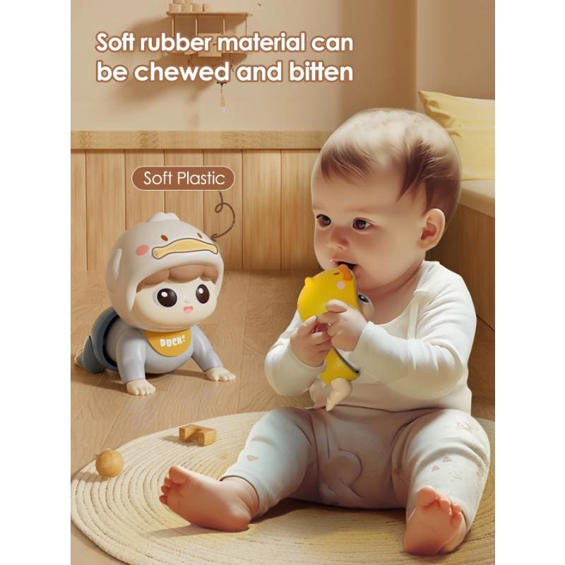 1 Crawling Doll Baby Toy with Music, Aged 0-1, Learning Crawling Guidance and Head Up Training