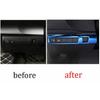 For Toyota Corolla 2020-2024 Blue Titanium Headlight Switch Control Cover Trim