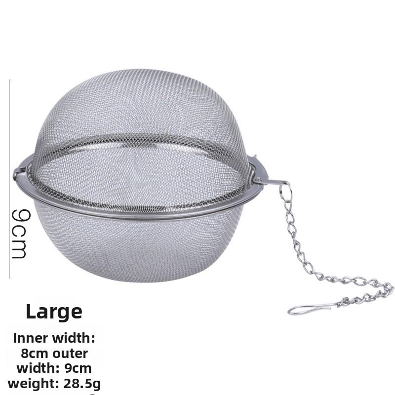 1 Stück Edelstahl Kugel Locking Spice Tea Ball Sieb Mesh Infuser Filter Infusor