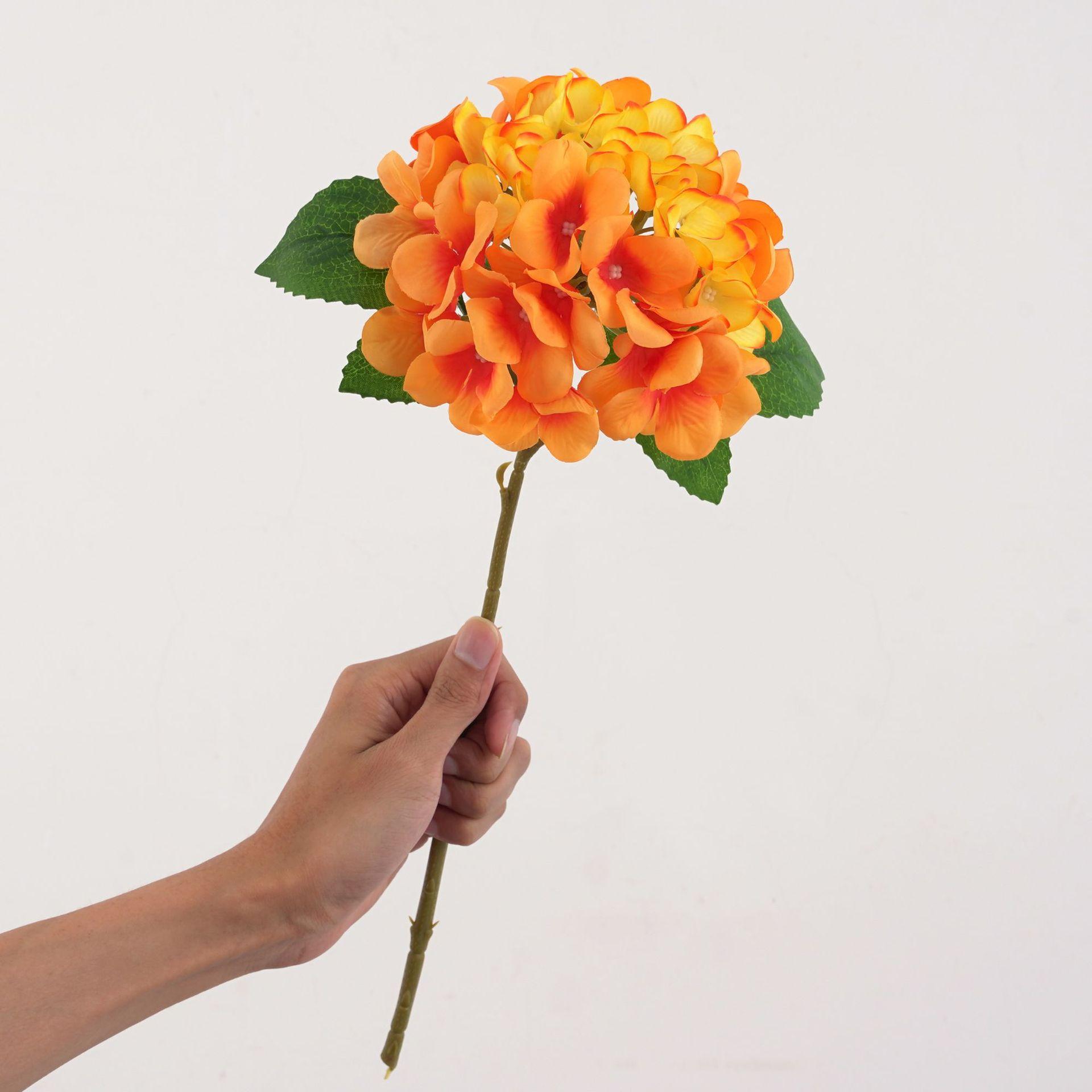 

Шелковые Искусственные Цветы Гортензия Свадебный сад Свадебное Украшение Ваза Домашние Аксессуары Рождественская вечеринка Сделай сам Товары для дома шоколадный