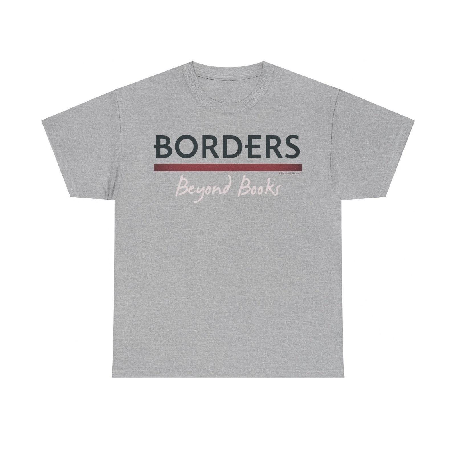 Borders Beyond Books Nostalgic Retro Logo T-shirt XL
