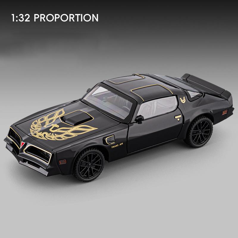 NEU 1/32 Pontiac Firebird Legierung Muscle Car Modell Sound und Licht Rückzug Kinder Spielzeug Sammlerstücke Geburtstagsgeschenk