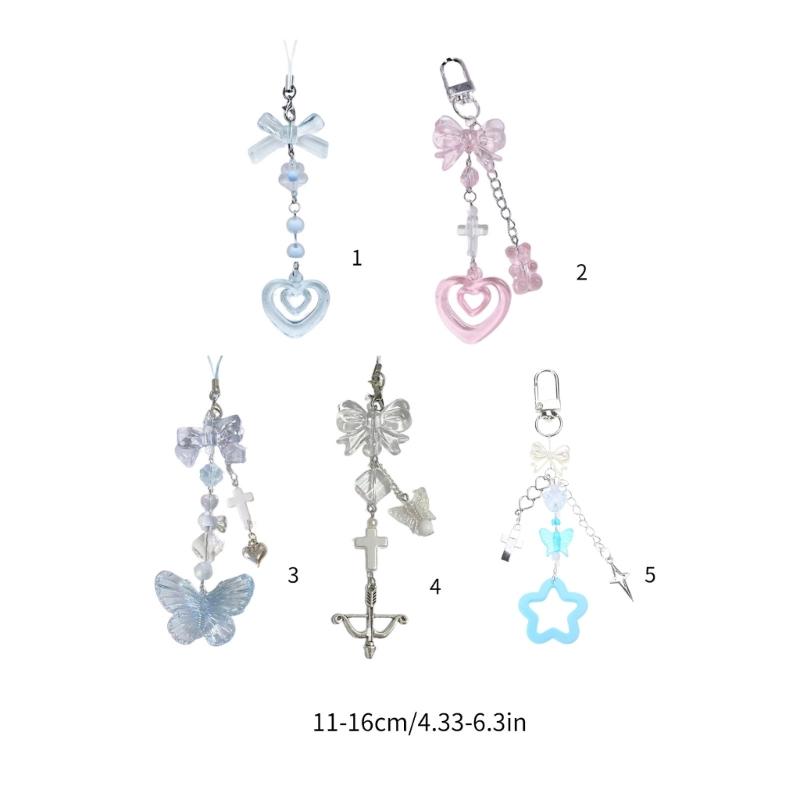 Fashionable Keycord Stylish Phone Pendant Card Book Pendant Key Lanyard Lovely Bag Pendant Suitable for Any Occasion