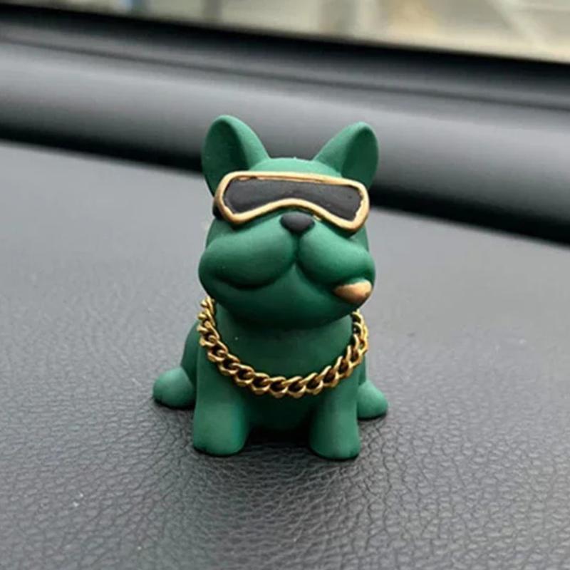 Buldočí ozdoby na auta odolné proti opotřebení Cítit se pohodlně Pryskyřičný materiál Dekorace palubní desky auta Příslušenství do auta Výzdoba interiéru