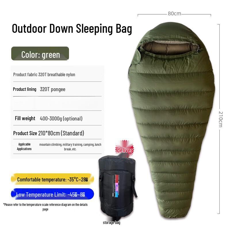 Outdoor Duck Down Sleeping Bag