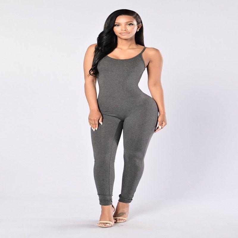 Elegant Women Jumpsuit Romper With Bodycon Fit For Chic Clubwear And Party Nights